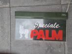 Reclame bord palm bier verlicht, Ophalen of Verzenden, Zo goed als nieuw, Reclamebord