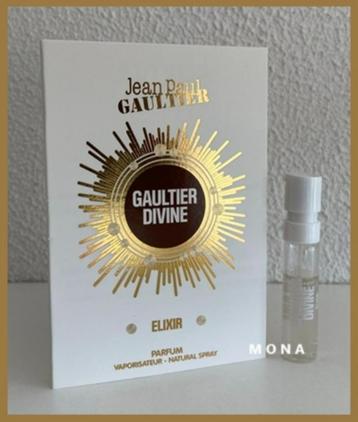GaultierDivine Elixir parfum sample proefje tester monster beschikbaar voor biedingen