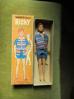 Vintage  barbie Ricky in doos mattel japan 1965, Verzamelen, Poppen, Verzenden, Gebruikt, Pop