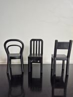 3x Ikea Fjantig zwarte stoel haakjes, Ophalen of Verzenden, Zo goed als nieuw