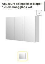 Nieuw Aquazuro badkamerkastje 120 cm, Ophalen, Zo goed als nieuw, 25 tot 50 cm, 100 tot 150 cm