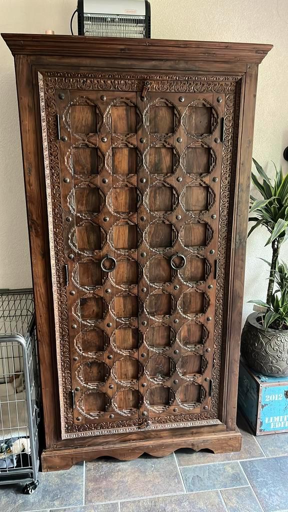 Indiase koloniale kast, Antiek en Kunst, Antiek | Meubels | Kasten, Ophalen