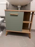 Wastafel onderkast groen 60 x 33 cm, Huis en Inrichting, Badkamer | Badkamermeubels, Ophalen, 50 tot 100 cm, Zo goed als nieuw