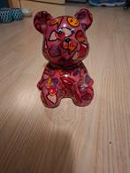 Leuke beer spaarpot met patroon er op, Verzamelen, Ophalen of Verzenden, Gebruikt, Steen, Aardewerk of Keramiek, Dier