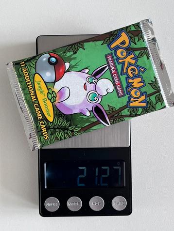 Pokémon Heavy Sealed Jungle Booster pack 1999 beschikbaar voor biedingen