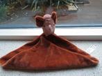 Knuffeldoek met bruin wit gestreepte olifant van Zeeman, Ophalen of Verzenden, Zo goed als nieuw, Olifant