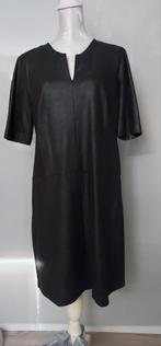 Zwarte lederlook jurk van CREME DE LA CREME Maat L =40, Kleding | Dames, Jurken, Maat 38/40 (M), Zwart, Ophalen of Verzenden, Zo goed als nieuw