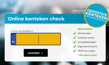 4 vouchers kentekencheck beschikbaar voor biedingen