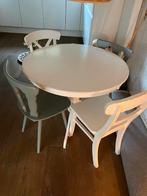 4 houten stoelen, Ophalen, Gebruikt, Overige kleuren, Vier