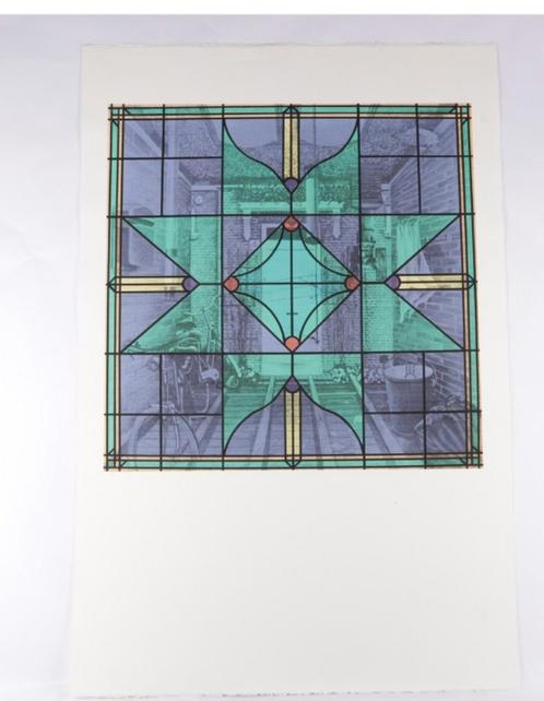 Omgekeerde wereld II Rob Scholte, Antiek en Kunst, Kunst | Litho's en Zeefdrukken, Ophalen of Verzenden