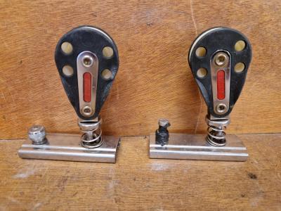 Slede met blok en veer Ronstan RF1277, Watersport en Boten, Bootonderdelen, Gebruikt