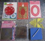 Embossing / Ornare mallen  / prikblok en prikpen, Hobby en Vrije tijd, Knutselen, Ophalen of Verzenden, Nieuw, Gereedschap of Toebehoren