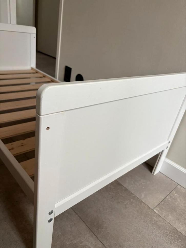 Aurore Meegroeibed 3-in-1 (0-4 jaar) - WIT, Kinderen en Baby's, Kinderkamer | Bedden, Zo goed als nieuw, Minder dan 140 cm, 70 tot 85 cm