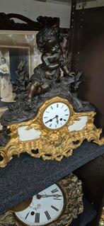 Prachtige klok met putty, Antiek en Kunst, Ophalen of Verzenden