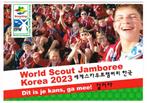 scouting Wereld Jamboree 2023 Korea promotiekaart, Verzamelen, Ophalen of Verzenden, Nieuw, Overige typen