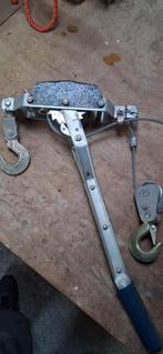 Hand takel, Ophalen, Gebruikt