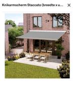 Nieuw antraciet zonnescherm, Tuin en Terras, Zonneschermen, Ophalen, Nieuw, Knikarmscherm, Elektrisch