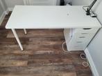 Ikea bureau 140cm met ladenkast Alex, Huis en Inrichting, Ophalen, Gebruikt, Bureau