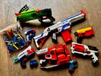 Set NERF guns + zak pijltjes, Ophalen of Verzenden, Gebruikt