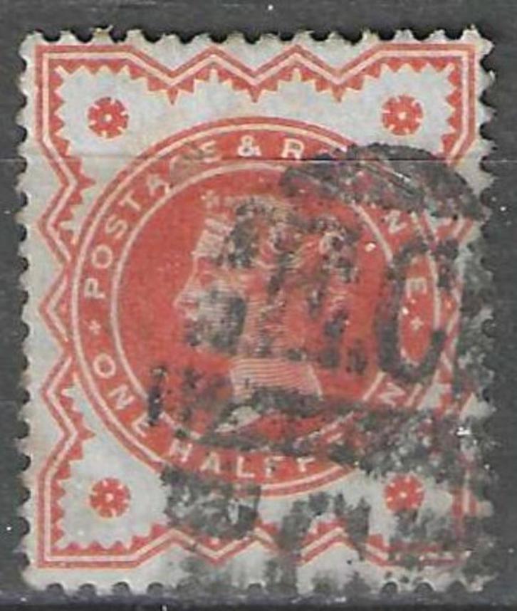 Groot-Brittannie 1887/1900 - Yvert 91 - Victoria (ST), Postzegels en Munten, Postzegels | Europa | UK, Gestempeld, Verzenden