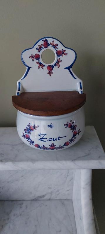 Zoutpot Zenith uit Gouda handbeschilderd  beschikbaar voor biedingen