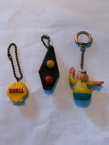 Vintage Shell BP Vredestein Sleutelhangers Set beschikbaar voor biedingen