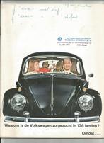 Volkswagen Kever VW auto brochure zo gezocht, Boeken, Auto's | Folders en Tijdschriften, Gelezen, Volkswagen, Verzenden