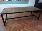 Eettafel industrieel 220x96x77, Huis en Inrichting, Tafels | Eettafels, Ophalen, Gebruikt, 200 cm of meer, 50 tot 100 cm