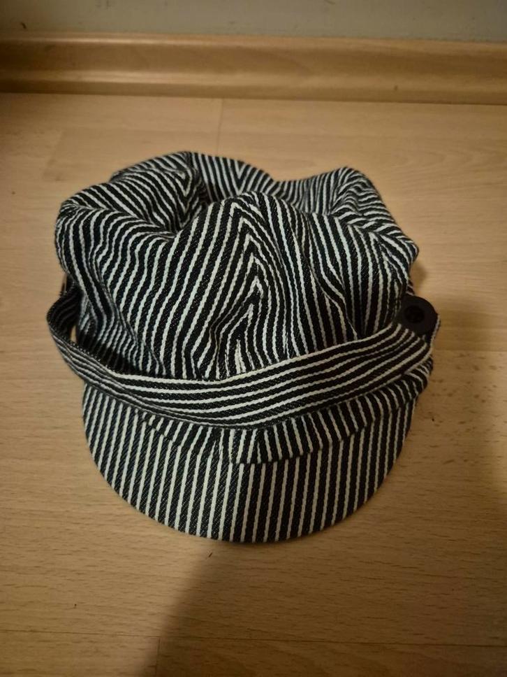 Gestreept Petje H&M Maat 134/146, Kinderen en Baby's, Babykleding | Petten en Hoeden, Zo goed als nieuw, Jongetje of Meisje, Pet