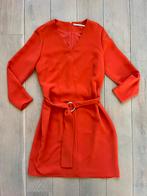 Xandres 44 urgent orange vhals ceintuur ringen rits voering, Maat 42/44 (L), Oranje, Ophalen of Verzenden, Zo goed als nieuw