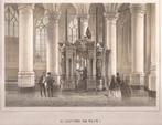 Delft. De Graftombe van Willem I. Litho. ca. 1858, Antiek en Kunst, Ophalen of Verzenden
