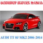 Audi TT MK2 2006-2014 Workshop manual op DVD in PDF formaat, Verzenden