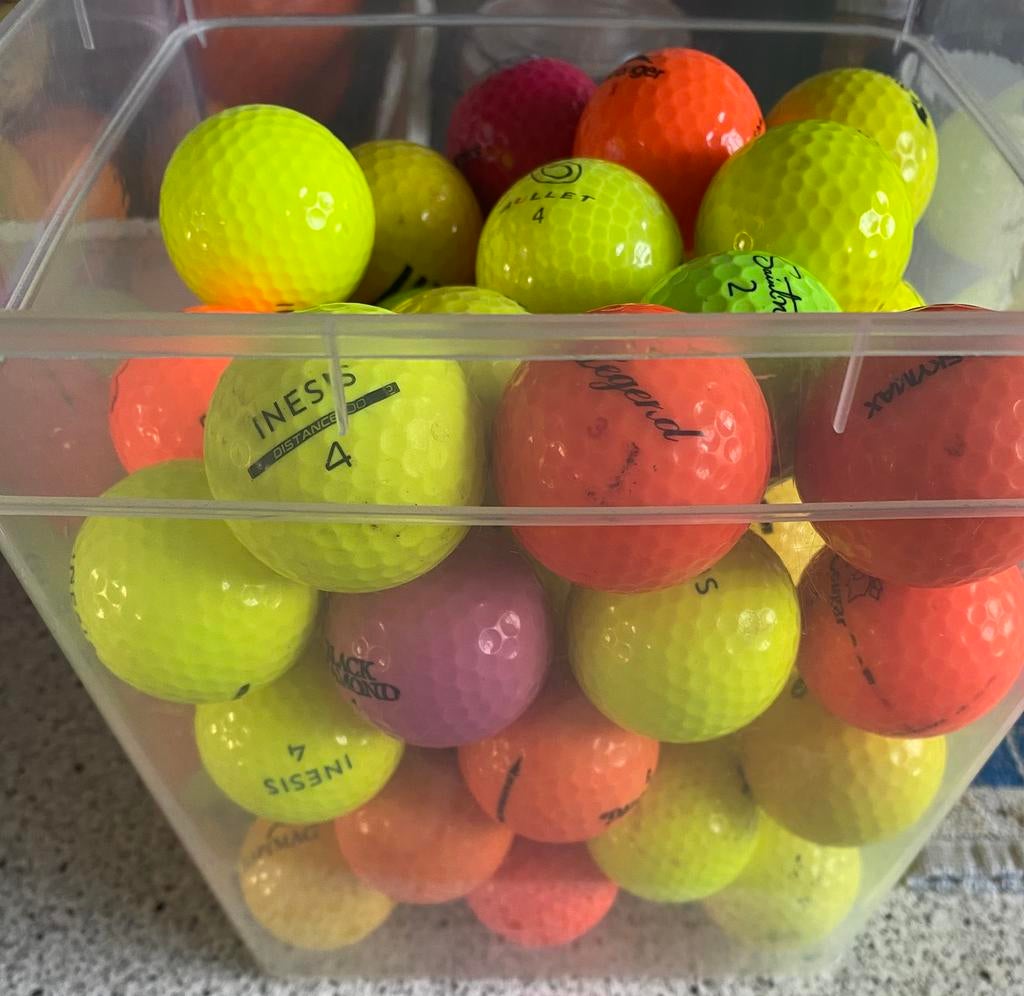 Top Quality Colored Golf Balls mix - ZO GOED ALS NIEUW!!, Ophalen of Verzenden, Zo goed als nieuw, Bal(len), Overige merken
