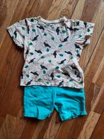 Jongens setje 122/128 korte broek/t shirt, Kinderen en Baby's, Kinderkleding | Maat 122, Ophalen of Verzenden, Zo goed als nieuw