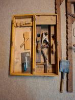 Vintage Gereedschapskist met Diverse Handgereedschappen, Antiek en Kunst, Antiek | Gereedschap en Instrumenten, Ophalen
