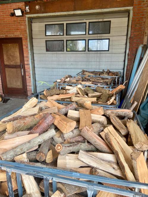 6x 1 kuub haardhout/brandhout, Tuin en Terras, Haardhout, Blokken, Overige houtsoorten, Ophalen