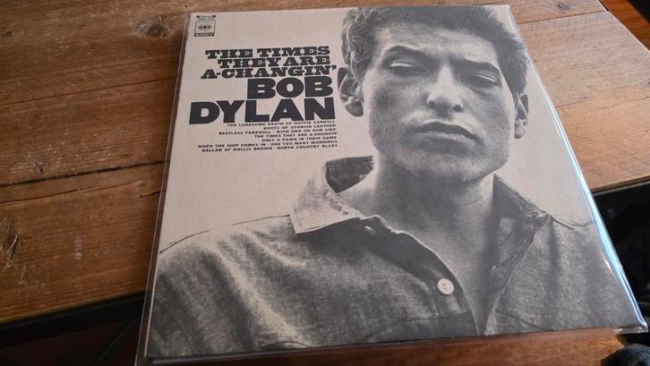 BOB DYLAN TIMES THEY ARE japan vinyl lp ( springsteen, Cd's en Dvd's, Vinyl | Pop, Zo goed als nieuw, 1960 tot 1980, 12 inch, Verzenden