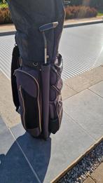 Golftas donkerblauw met veel vakken, Sport en Fitness, Golf, Ophalen, Zo goed als nieuw, Tas, Overige merken