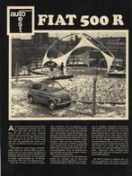 Autokampioen test Fiat 500 R Januari 1974, Boeken, Gelezen, Overige merken, Verzenden