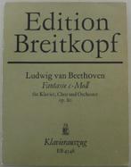 koorpartituur Fantasie in c-Moll. Op. 80 Ludwig von Beethove, Ophalen of Verzenden, Zo goed als nieuw, Artiest of Componist, Zang