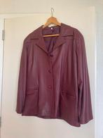 leren jas, Kleding | Dames, Ophalen, Zo goed als nieuw, Maat 46/48 (XL) of groter, Rood