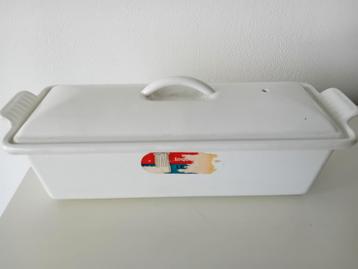 Le Creuset pan gietijzeren Ovenschaal patéschaal Met Deksel  beschikbaar voor biedingen