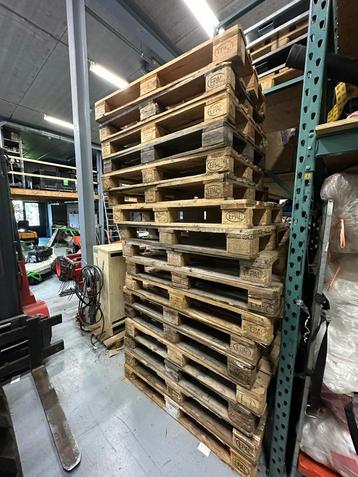 Gebruikte Europallets 17 stk (alleen afhaal) beschikbaar voor biedingen