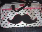 Leuke hand/schoudertas monseigneur moustache, Ophalen, Zo goed als nieuw, Handtas
