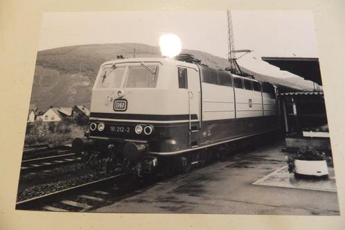 Foto DB Duitsland Bundesbahn elektrische loc locomotief 181, Verzamelen, Spoorwegen en Tramwegen, Gebruikt, Trein, Kaart of Prent