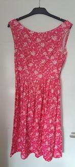 Roze vintage jurkje met bloemetjespatroon maat 38-40, Maat 38/40 (M), Ophalen of Verzenden, Knielengte, Roze