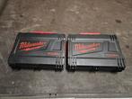 2x milwaukee koffer met inlay, Doe-het-zelf en Verbouw, Gereedschap | Boormachines, Ophalen, Boormachine