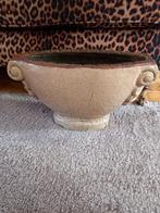 Ovale plantenbak geglazuurde Teraccota, Antiek en Kunst, Curiosa en Brocante, Ophalen of Verzenden