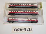 Adv420 N Spoor TEE -Personenwagons 3017/18/19 Minitrix, Gelijkstroom, Trix, Wagon, Ophalen of Verzenden