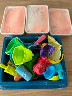 Speelzand met veel vormpjes, Ophalen of Verzenden, Zo goed als nieuw
